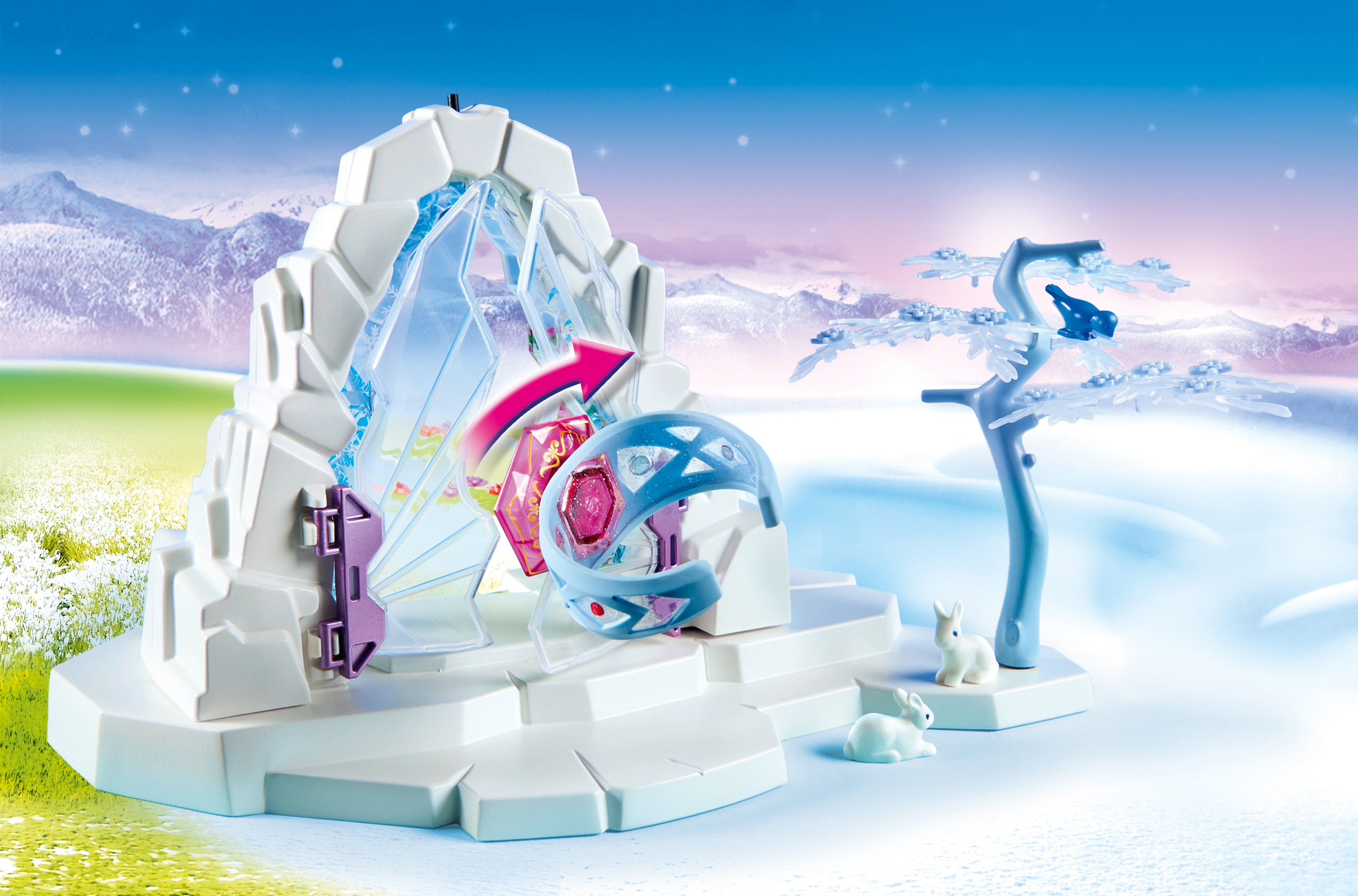 PLAYMOBIL Crystal Gate to the Winter World Doll Playset - image 5 of 6