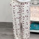 thumbnail image 2 of Sanrio-pantalones de dormir con dibujos animados para mujer, calzas suaves de Hello Kitty, My Melody Kuromi, informales, para el hogar, Kawaii, regalo de cumpleaños, 2 of 4