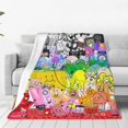 thumbnail image 5 of Battle For Dream Island Bfdi Throw Blanket Couch Bed Sofa Soft Lightweight Warm Cozy Flannel Fleece Bed Blanket For Kids Adults Gift Multiple Sizes Available 60"X50", 5 of 7