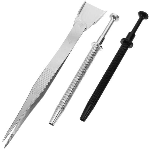 OULII 1Jgo Herramienta De Pinzas Plateadas Para Joyería En Acero Inoxidable Multiusos Y Duraderas