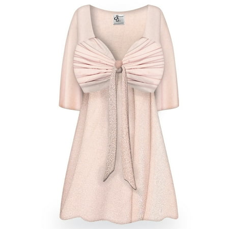 Small Petite Women Tunic Casual Rosé Sparkling Elegant Draw-Tie V-Neck Loose Babydoll Shirt Blouse
