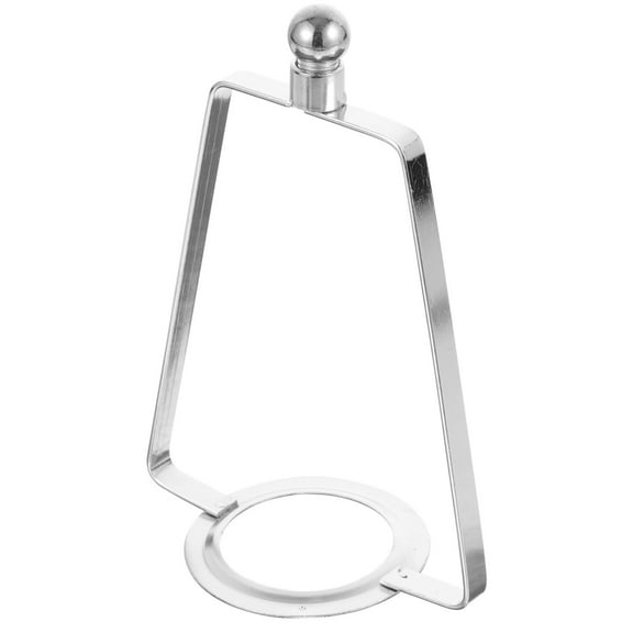 HOMEMAXS  Lamp Harp Holder Kit Shade Chandelier Home Decoration Silver