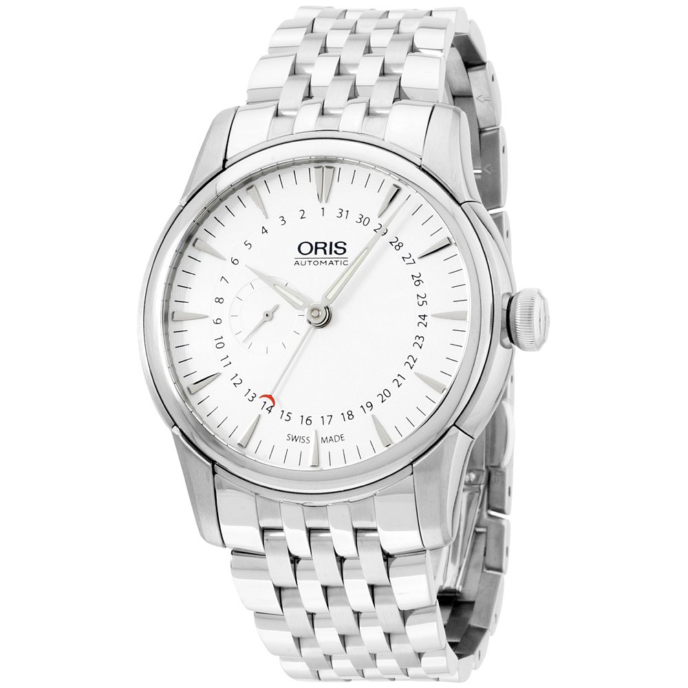 oris small second pointer date