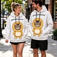 thumbnail image 6 of Textilo Pet Pouch Christmas Hoodie for Women Men Zip Up Long Sleeve Carrier Hoodie with Kangaroo Pockets Drawstring Funny Santa Holiday Dog Pouch Christmas Hoodies, 6 of 6