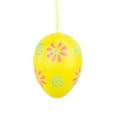 thumbnail image 7 of Northlight 29ct Painted Floral Spring Easter Egg Ornaments 3.25" - Yellow/Pink, 7 of 7