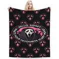thumbnail image 2 of Ghost-Face Blanket Horror Movie Throw Blanket Anti-Pilling Plush Blanket Lightweight & Ultra-Soft, Warm & Comfy Flannel Fleece Blanket for Couch, Bed, Sofa, 50x60, 2 of 6