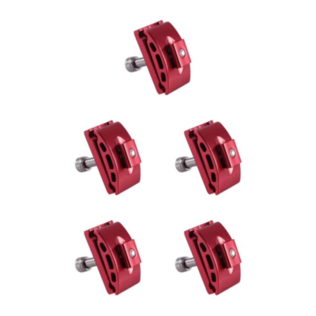 Wosthever Tija de sillín Abrazaderas Cabeza a prueba de herrumbre Durable Sillín Cabezas de tubo Bicicletas Tornillo Asiento Tubo Mandriles Type2 NO2