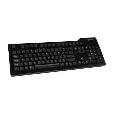 UPC: 0855800001227 | Das Keyboard Model S Wired Mechanical Keyboard  Cherry MX Blue Mechanical Switches  2-Port USB Hub  Laser Etched Keycaps (104 Keys  Black)
