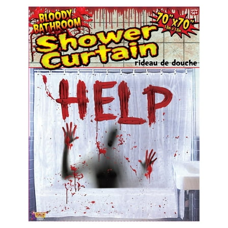 Bloody Shower Curtain