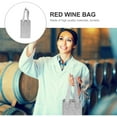 thumbnail image 6 of Gymnture 6 Bottle Non Woven Bags Carrier Tote Gift Bags Reusable Felt Champagne Holder, 6 of 10