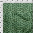 thumbnail image 3 of oneOone Rayon Green Fabric Asian Block Sewing Material Print Fabric By The Yard 56 Inch Wide, 3 of 4