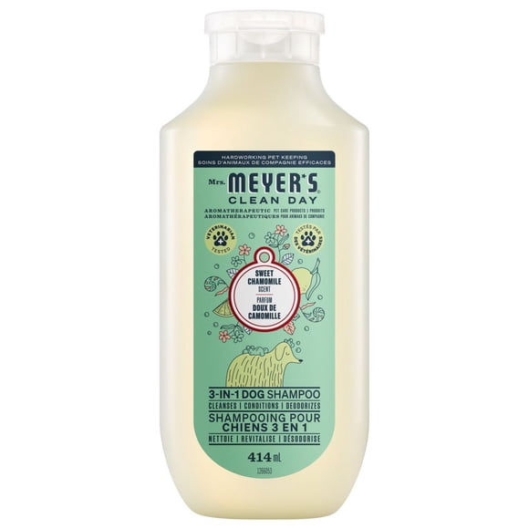 Mrs. Meyers Clean Day 3in1 Dog Shampoo Cleanses, Conditioning, Deodorizes Sweet Chamomile Scent 414 ml