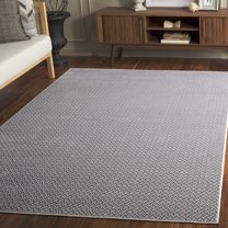 SAFAVIEH Continental Luvenia Geometric Area Rug, Dark Gray, 5' x 7'