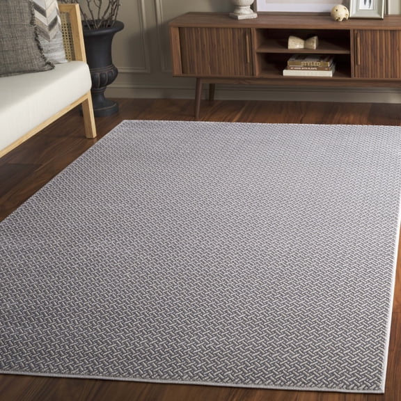 SAFAVIEH Continental Luvenia Geometric Area Rug, Dark Gray, 5' x 7'