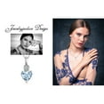 thumbnail image 2 of Jewelrypalace Heart Love 0.8ct Natural Aquamarine White Topaz Pendant 925 Sterling Silver, 2 of 6