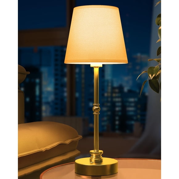 Rechargeable Table Lamp Cordless,5200mAH Battery Operated LED Lamp,3000K Stepless Dimming,Portable Touch Control Wireless Lamp for Dining R