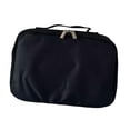 thumbnail image 1 of Organizador de Gafas Estuche de Exhibición para Anteojos Bolsa Portátil Compartimentos Adaptables Forro Protector Material de Poliéster Adecuado para Negro, 1 of 8