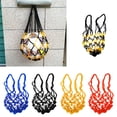 thumbnail image 3 of LOVIVER Mesh Net Bag Single Ball Carrier for Basketball Volleyball Football Soccer Balls Orange, 3 of 8