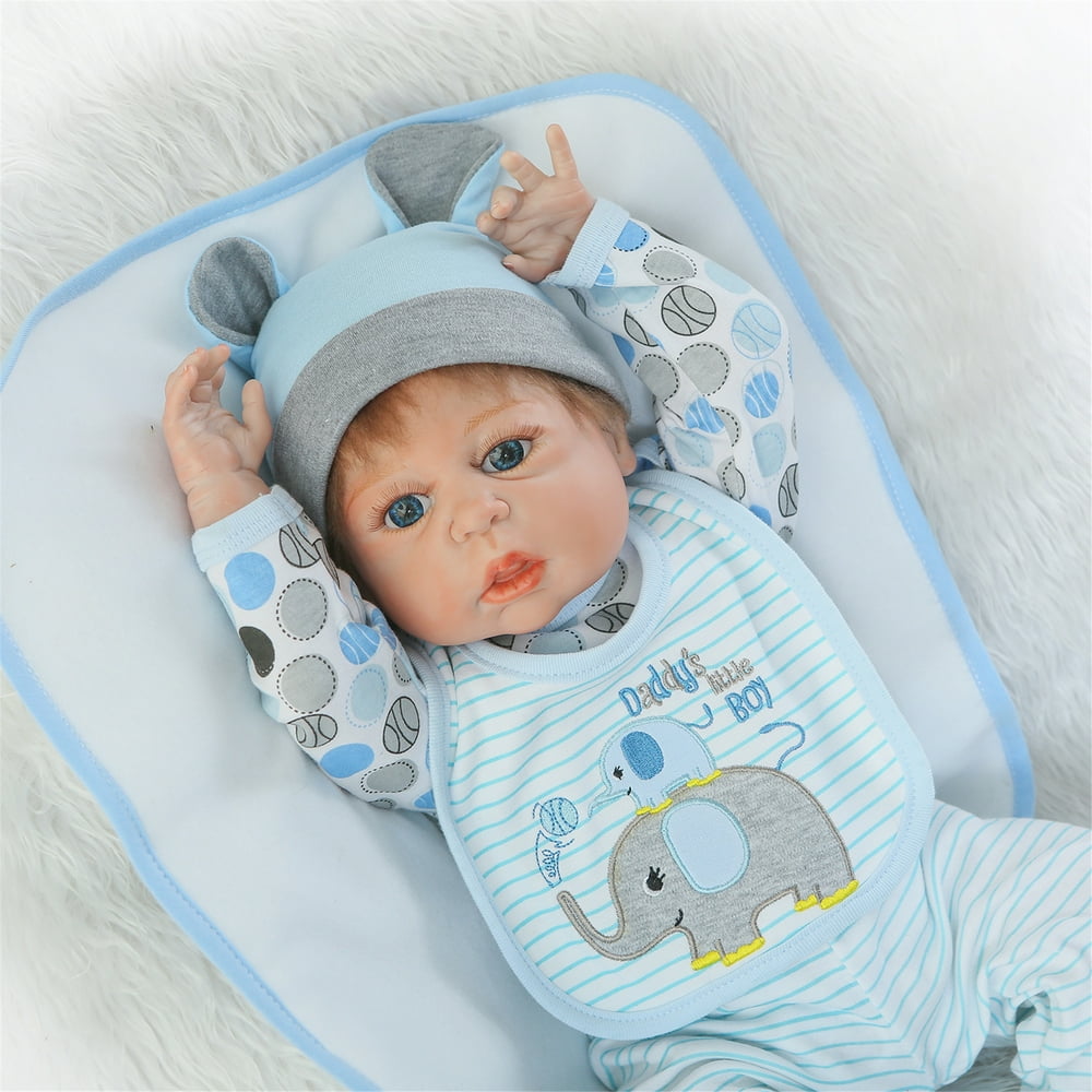 NPK Collection Reborn Baby Doll Soft Silicone vinyl 22inch 55cm Lovely