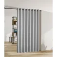 thumbnail image 2 of Gorgeous Home Linen Versatile K100 Silver Gray Thermal Blackout Patio Door Window Grommet Curtain Extra Wide Room Divider 100" Wide X 84" Length 1Pc, 2 of 5