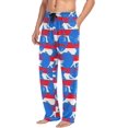 thumbnail image 5 of HPINK-T Tiger Stripes Pajama Pants Mens Lounge Pants Straight-Fit Men Pajama Bottoms, 5 of 13