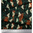 thumbnail image 1 of Soimoi Rayon Fabric Circle,Floral & Wheel Ethnic Print Sewing Fabric Yard 42 Inch Wide, 1 of 1