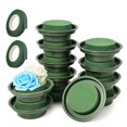 thumbnail image 5 of Juego de arreglos florales adecuado decoración de mesa decoración de banquetes pasillo flor fija redonda espuma de flores húmedas 10 Uds Electrónica, 5 of 5