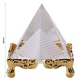 thumbnail image 3 of Pirámide De Cristal Estatuilla de pirámide de cristal, energía curativa, meditación, hogar, oficina, decoración (60 mm) Wdftyju Libre de BPA, 3 of 3