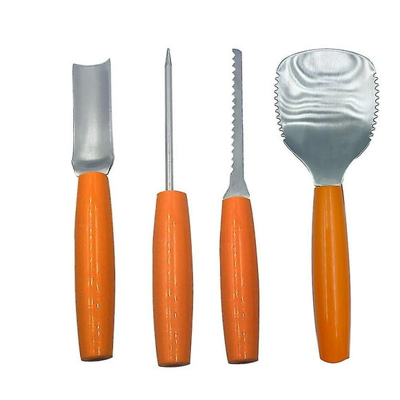 4pcs Pumpkin Carving Tool Set Halloween Pumpkin Carving Kit Carving Knife
