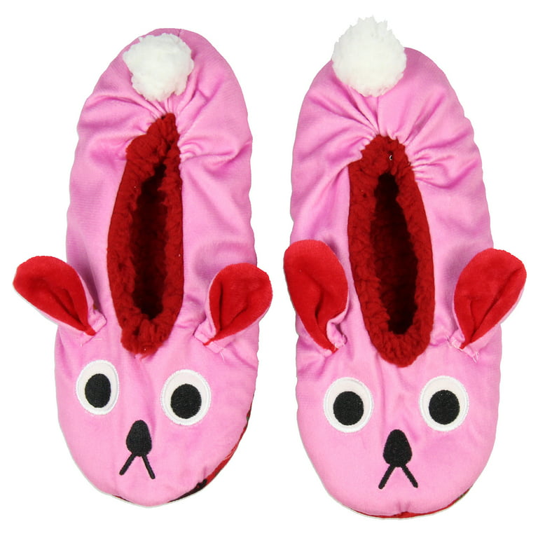 A Christmas Story Pink Bunny Slippers with No-Slip Sole Women Men (Small) - Walmart.com