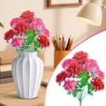 thumbnail image 2 of Clearance Artificial flowers under $1,Artificial Chrysanthemums Memorial Flowers 12 Head Yellow Bouquet Cemetery Decoration Outdoor Arrangement, 2 of 7