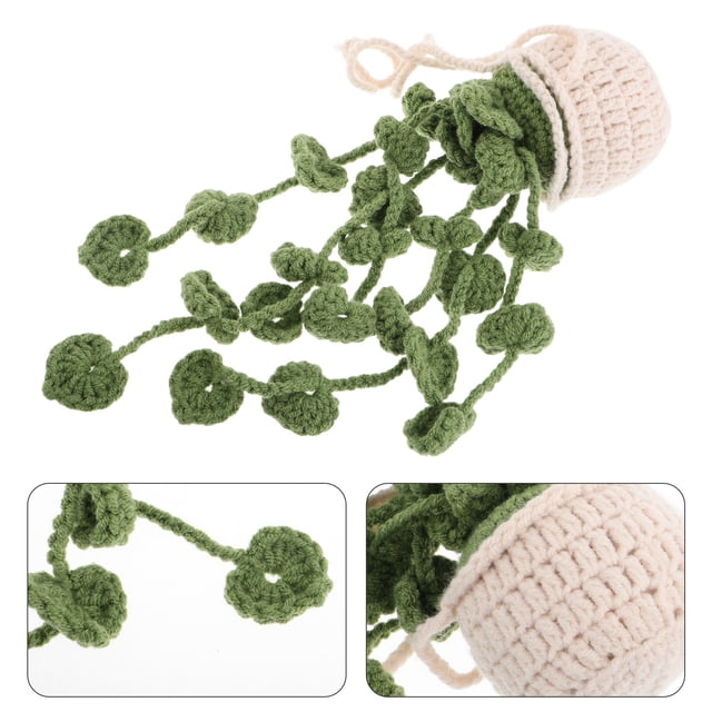 ADDHAT Colgante De Crochet Para Espejo Retrovisor Auto Multicolor