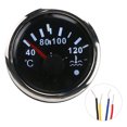 thumbnail image 2 of Water Temperature Gauge, 2in 12V/24V MultiFunction Marine Instrument Smart Alarm IP67 Waterproof 316 Stainless Steel, 2 of 7