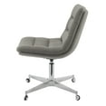 thumbnail image 4 of Tufted Cushion Office Chair Grey, 4 of 7