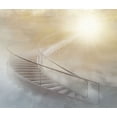 thumbnail image 2 of Grohovaz, Gaby 13x12 White Modern Wood Framed Museum Art Print Titled - Stairway To Heaven, 2 of 4