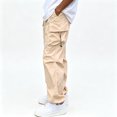 thumbnail image 2 of Men Lightweight Twill Cargo Pants Loose Stretch Hiking Everyday Wear Trousers S-XL, 2 of 9