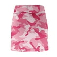 thumbnail image 3 of Women's Athletic Stretchy Pleated Tennis Skirts with Inner Shorts for Running Yoga Golf, Camouflage Print for Casual Sport Wear, Lightweight and Quick-Dry,Watermelon Red,Size 5XL, 3 of 4
