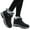 Black1, variant on Womens Winter Snow Boots Anti Slip Walking Ankle Booties Outdoor Trekking Hiking Shoes