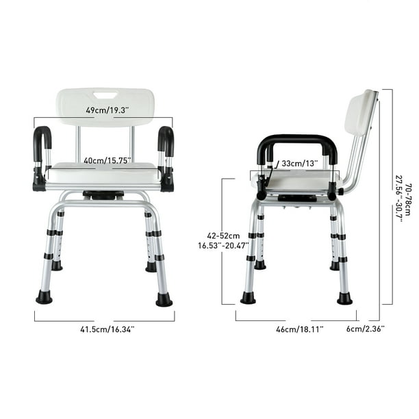 Swivel shower chair walmart sales