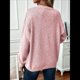 thumbnail image 5 of Suéteres de Mujer de Otoño, Informales, de Larga, Ligeros, de Gran Tamaño, Tipo Pulóver Rosa S, 5 of 6
