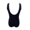 thumbnail image 2 of Traje de Baño Ocean Pacific para Mujer Completo con Textura, Escote en V con Contraste Negro Talla EG, 2 of 4