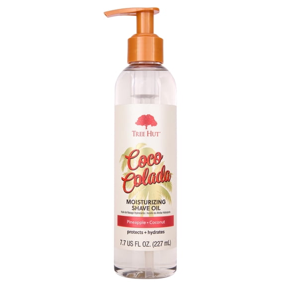 Aceite hidratante para afeitar Tree Hut Bare Coco Colada 230 ml