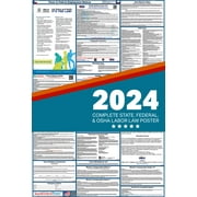 2024 Texas State and Federal Labor Law Poster (Laminated)