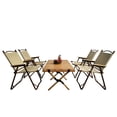thumbnail image 2 of Foldable Table - Sturdy Armrests - Patio Entertaining, 2 of 4
