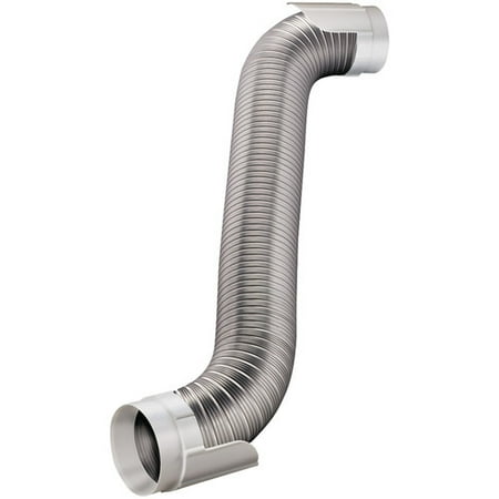 Deflect-o Easy-connecting Semi-rigid Dryer Vent Hookup (Best Dryer Vent Hose For Tight Space)