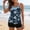 003 Multicolor, variant on Bathing Suit for Women Tummy Control Two Piece Swimsuit with Shorts Full Coverage Athletic Halter Tankini Swimsuits