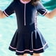 thumbnail image 3 of Traje De Baño Para Niñas Con Falda, Traje De Baño De Una Pieza Con Cremallera Para Niñas, Traje De Baño De Playa Para Piscina, 3 of 5