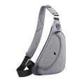 thumbnail image 2 of Segolike Men Chest Bag Bag Lightweight Trendy Purse Chest Shoulder Backpack for Running Climbing Mountaineering Trekking Fishing Grey, 2 of 8