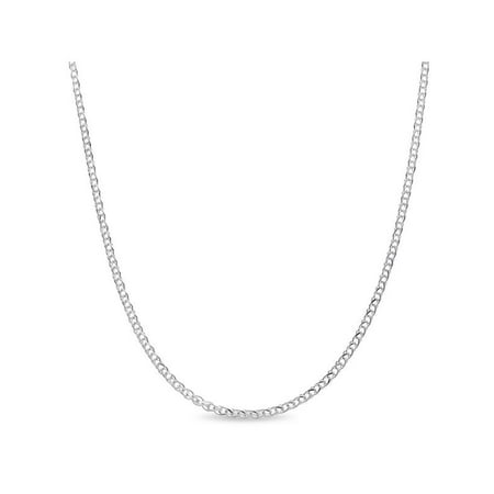 Sterling Silver Diamond Cut Wheat Chain Necklace 18
