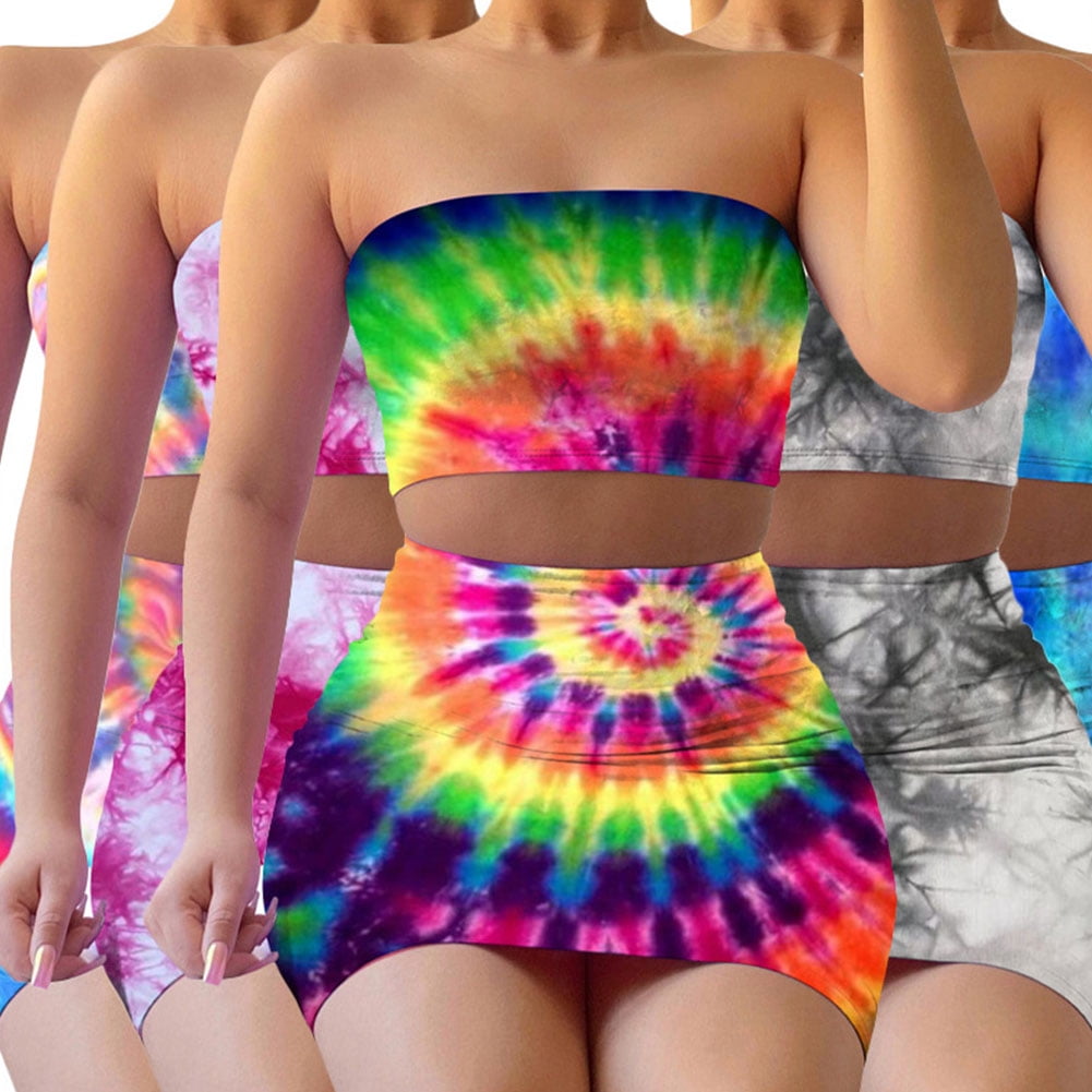 Tube top and skirt outfit Clearance